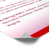 テネシー州,TNポスター ポスター (角)