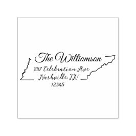 テネシー差出人住所スタンプ自己インク セルフインキングスタンプ