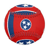テネシー最高の州パパ、愛国米国、テネシー州旗 野球ボール (裏面)