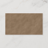 テネシー歩くホースシルエットパーソナル 名刺 (裏面)