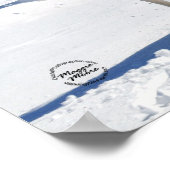 テネシー歩くホースin雪 ポスター (角)