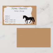 テネシー歩く馬バナープロファイル 名刺 (正面/裏面)