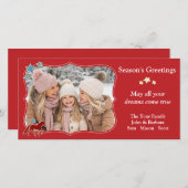 テネシー歩く馬フェスティバルクリスマスグリーティング シーズンカード (正面/裏面)