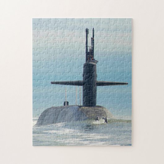 テネシー潜水艦の絵 ジグソーパズル (縦)