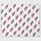 テネシー生まれ州州シンボルボランティア州 ラッピングペーパー (フラット)