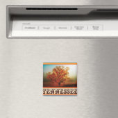 テネシー秋ツリーシーン マグネット (インサイチュ (食洗機))