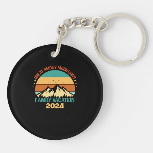 テネシー素晴らしスモーキーマウンテンズファミリーバケーション キーホルダー (裏面)