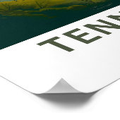 テネシー統一された州旅行プリント ポスター (角)