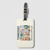 テネシー語 – レイクチューンズ&サザンスパイス ラゲッジタグ (正面縦)