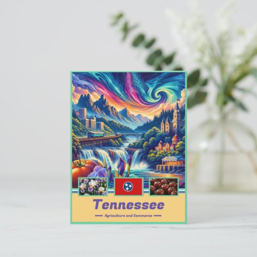 テネシー財宝鮮やかランドマーク ポストカード (スタンド正面)