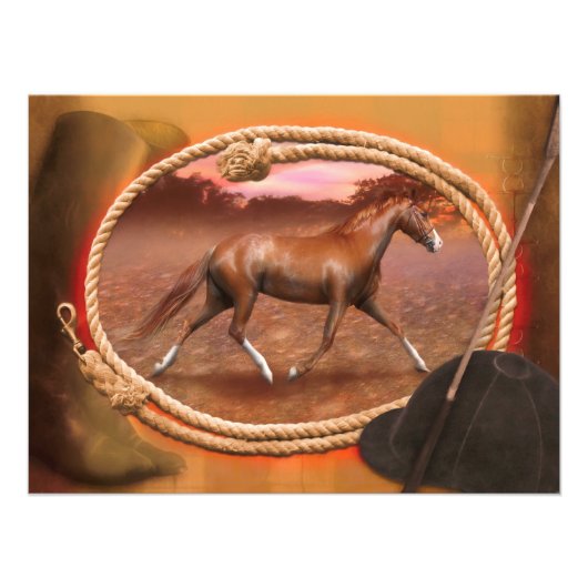 テネシー・ウォーカー・ホース「ザ・トロッター」 フォトプリント            (正面)