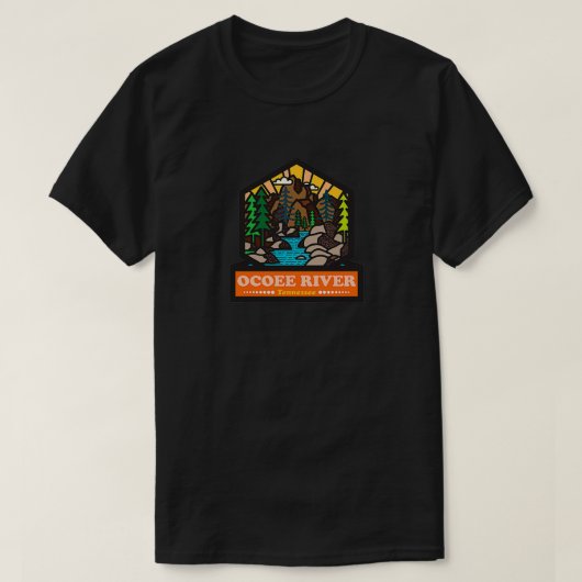 テネシー・オコー川 Tシャツ (デザイン正面)