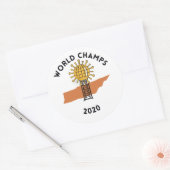 テネシー・コロナウイルス・ステッカー ラウンドシール (封筒)