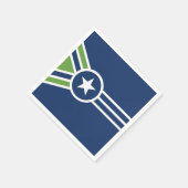 テネシー・ジャクソン国旗 スタンダードカクテルナプキン (角)