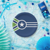 テネシー・ジャクソン国旗 ペーパープレート (パーティー)