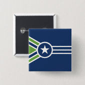 テネシー・ジャクソン国旗 缶バッジ (正面&裏面)