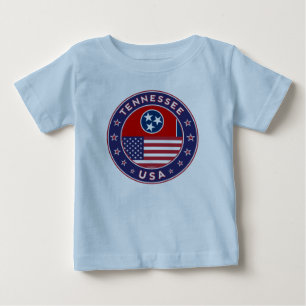 テネシー、テネシーのTシャツ、リーギング ベビーTシャツ