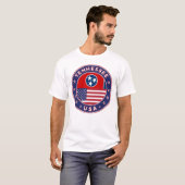 テネシー、テネシーのTシャツ、リーギング Tシャツ (正面フル)