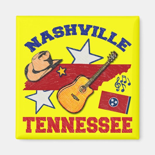 テネシー・ナッシュビル マグネット (正面)