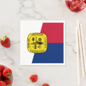 テネシー・ナプキンス・メンフィス国旗 スタンダードカクテルナプキン (インサイチュ)