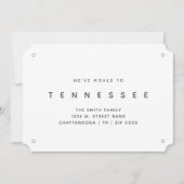 テネシー・ニューホーム・引っ越しました発表 案内状 (正面)