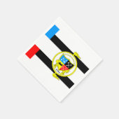 テネシー・ノックスビル国旗 スタンダードカクテルナプキン (角)