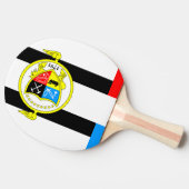 テネシー・ノックスビル国旗 卓球ラケット (横)