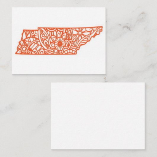 テネシー ノートカード (正面/裏面)