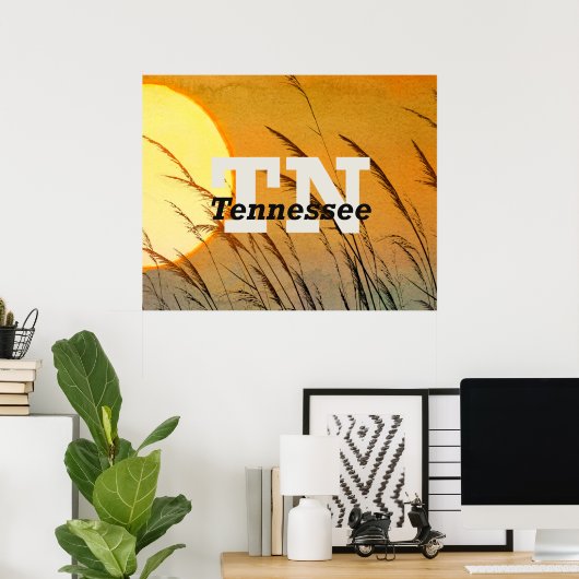 テネシー ポスター (ホームオフィス)