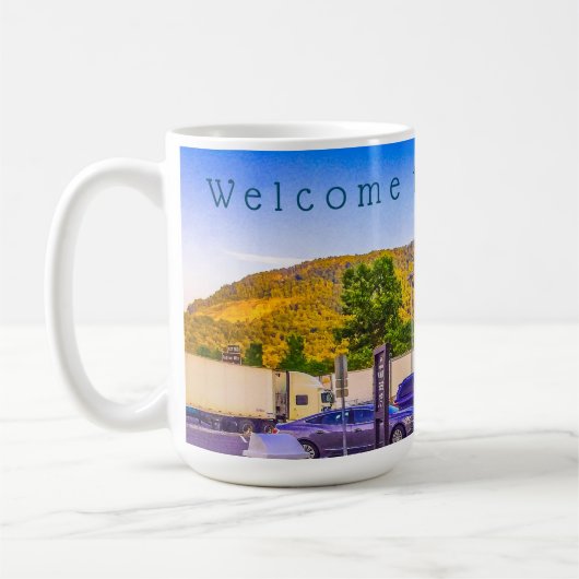 テネシー・マグへようこそ コーヒーマグカップ (左)