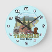 テネシー ラウンド壁時計 (正面)
