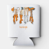 テネシー レディース カウボーイ ブーツ オレンジ ファッション 名前 缶クーラー (裏面)