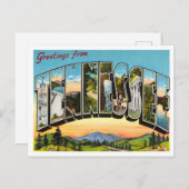 テネシー・ヴィンテージ旅行ポストカードからの挨拶 ポストカード (正面/裏面)