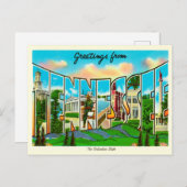 テネシー・ヴィンテージ・トラベルからの挨拶 ポストカード (正面/裏面)