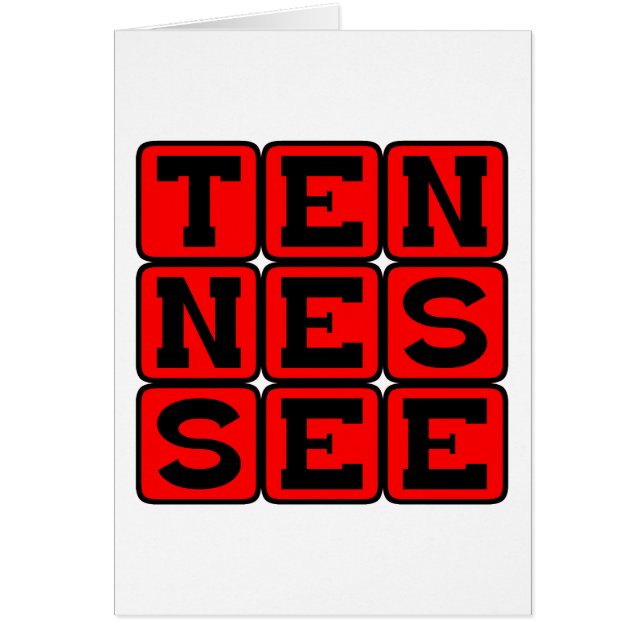 テネシー、統一された州 (正面)