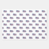 テネシー、50州、リバティ・ベル ラッピングペーパーシート (正面)