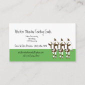 テネシーFainting硬い脚ヤギテンプレート 名刺 (正面)