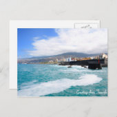 テネリフの葉書の挨拶 ポストカード (正面/裏面)