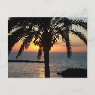 テネリフェの夕日 ポストカード