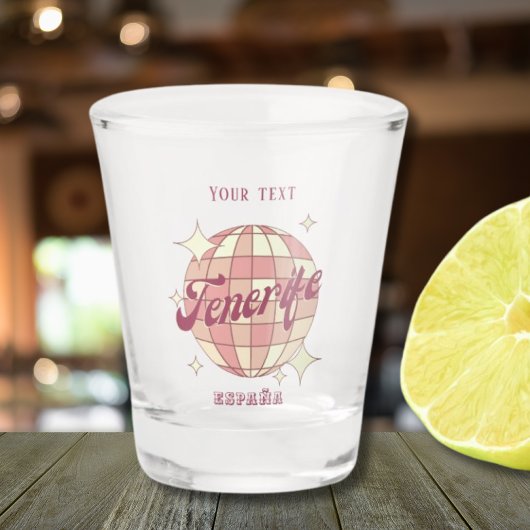 テネリフェカナリズスペインパーティーバケーションドリンク ショットグラス