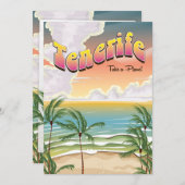 テネリフェビーチホリデーポスター シーズンカード (正面/裏面)