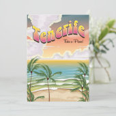 テネリフェビーチホリデーポスター シーズンカード (スタンド正面)