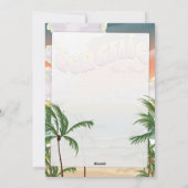 テネリフェビーチホリデーポスター シーズンカード (裏面)