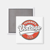 テネリフェヴィンテージスタイルロゴ マグネット (正面/裏面)