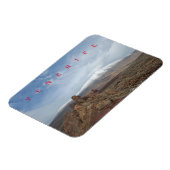 テネリフェ山テイデ雪景色冷蔵庫用マグネット マグネット (左側)