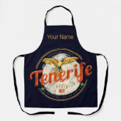 テネリフェ島とオウムカナリア諸島スペインヴィンテージ エプロン (正面)