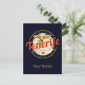 テネリフェ島とオウムカナリア諸島スペインヴィンテージ シーズンポストカード (スタンド正面)