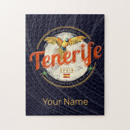 テネリフェ島とオウムカナリア諸島スペインヴィンテージ ジグソーパズル