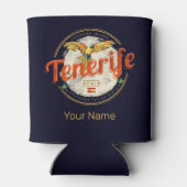 テネリフェ島とオウムカナリア諸島スペインヴィンテージ 缶クーラー (裏面)