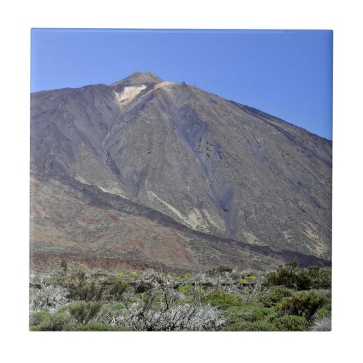 テネリフェ島の山Teide タイル (正面)